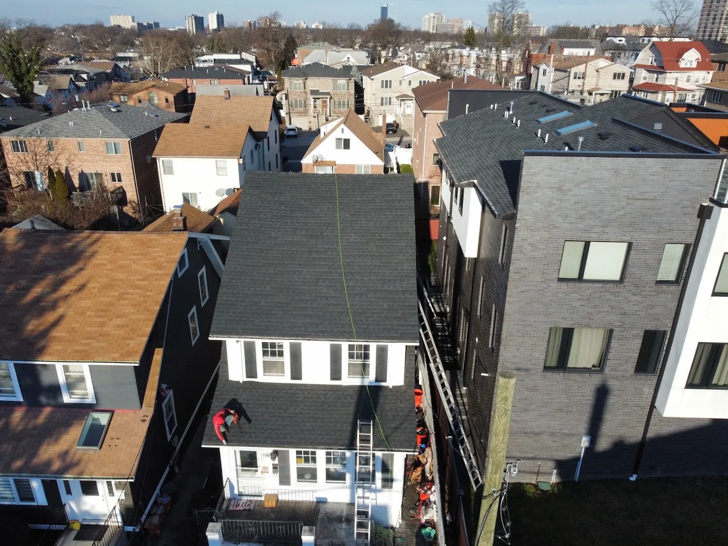 Roof inspection and planning photo by All United Construction in New Jersey